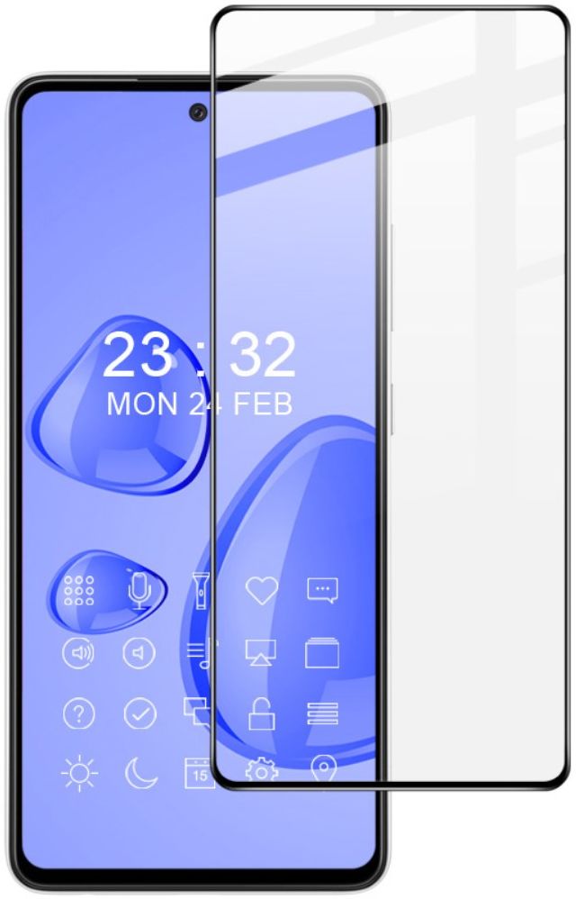 Samsung Galaxy A53 IMAK Volledig Dekkende Tempered Glass Zwart afbeelding 1