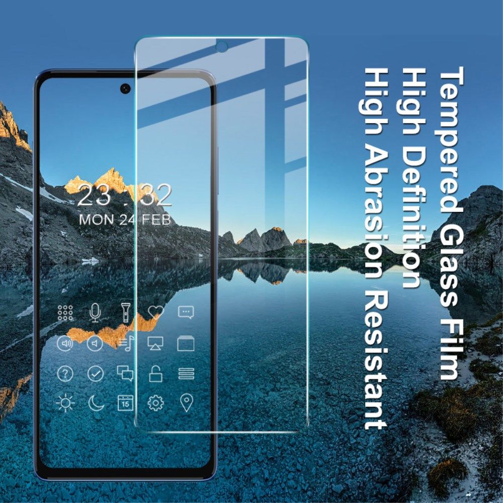 Motorola Moto G200 Screen Protector 0.3mm Arc Edge Tempered Glass afbeelding 3