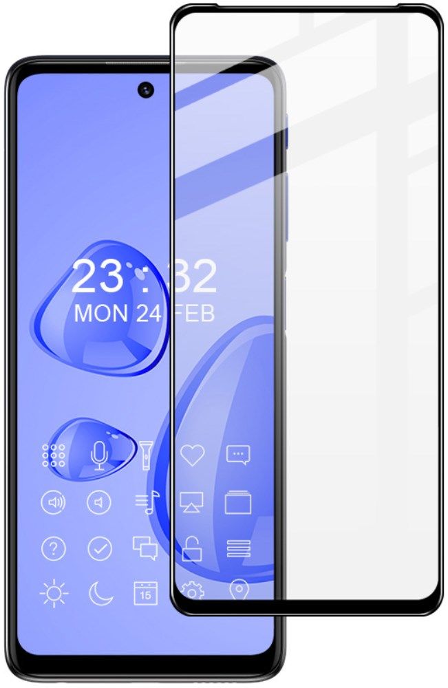 IMAK 3D Curved Motorola Moto G51 Screenprotector Tempered Glass afbeelding 1