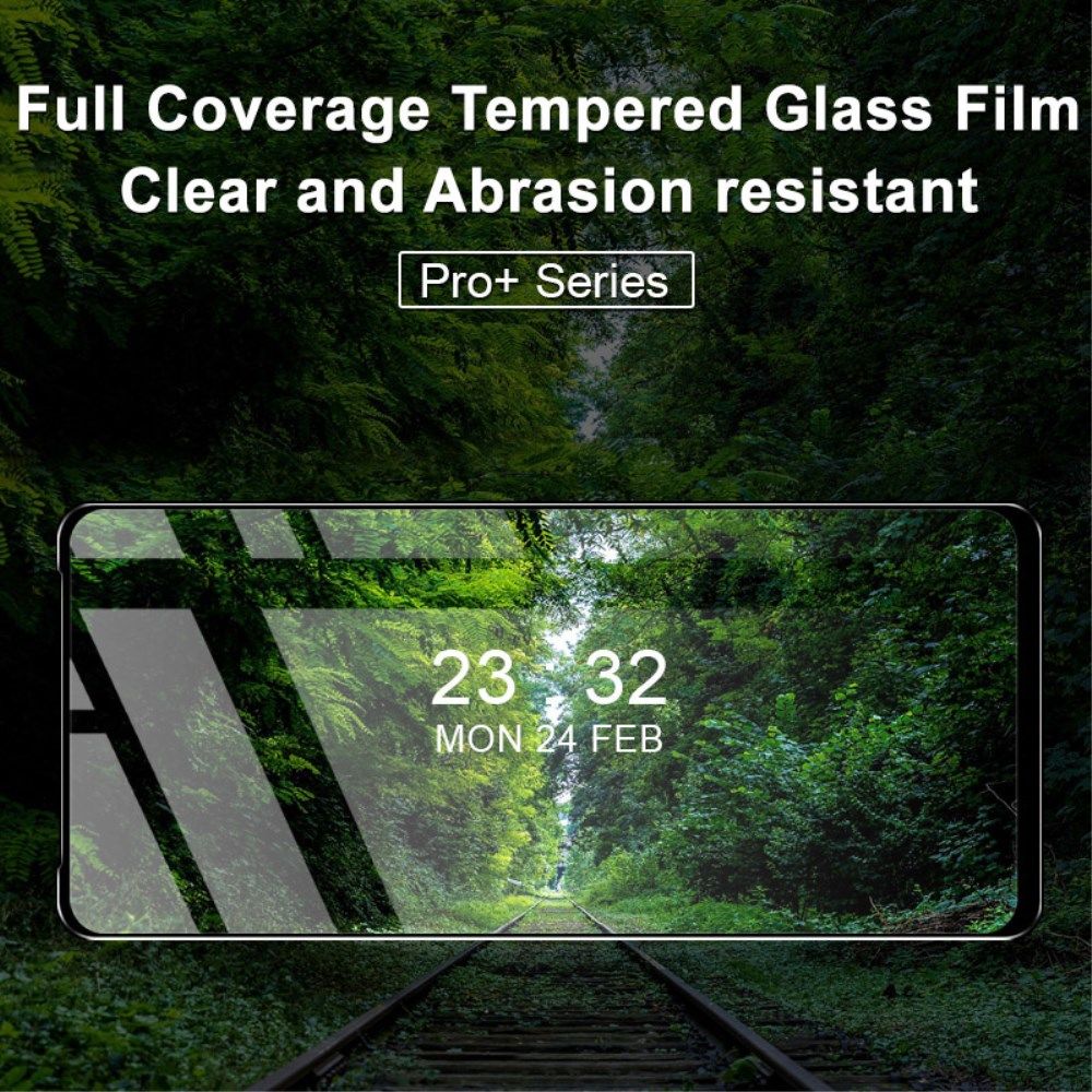 IMAK 3D Curved Motorola Moto G51 Screenprotector Tempered Glass afbeelding 2