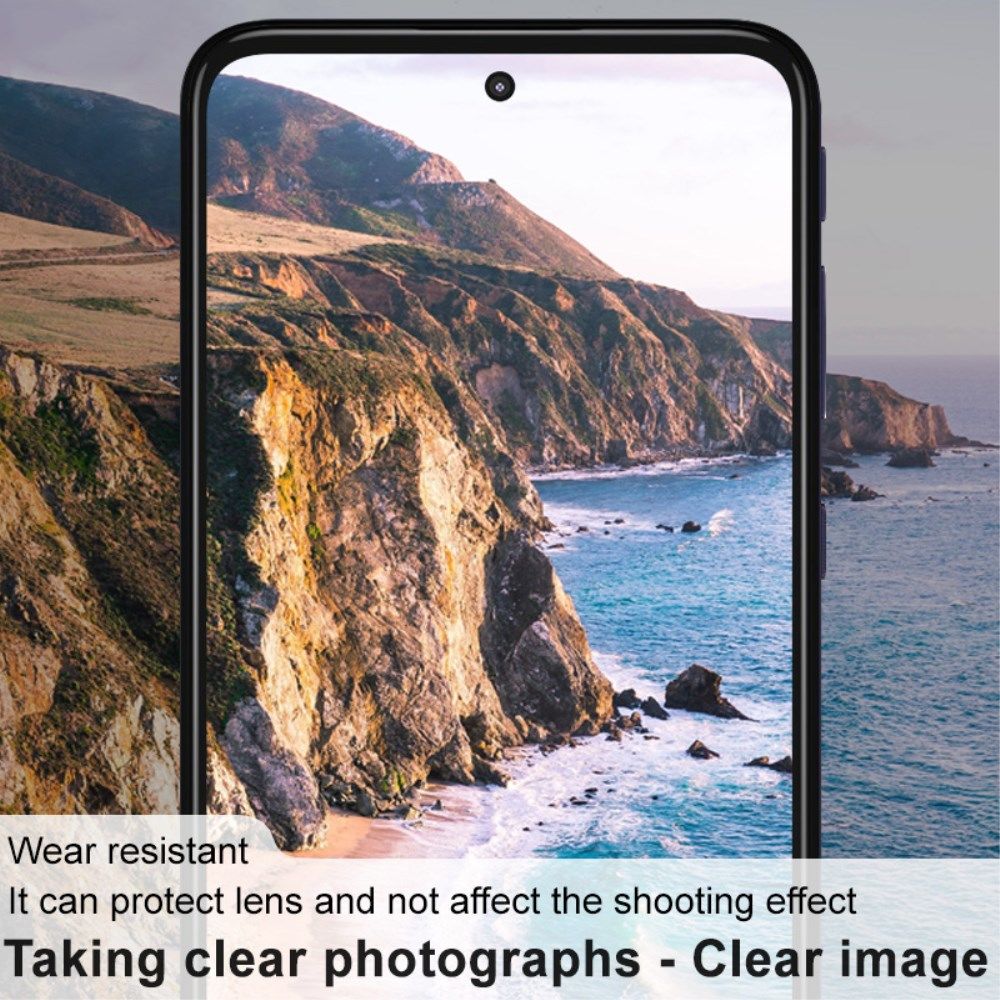 Imak Motorola Moto G31 / G41 Camera Lens Protector + Lens Cap Clear afbeelding 6