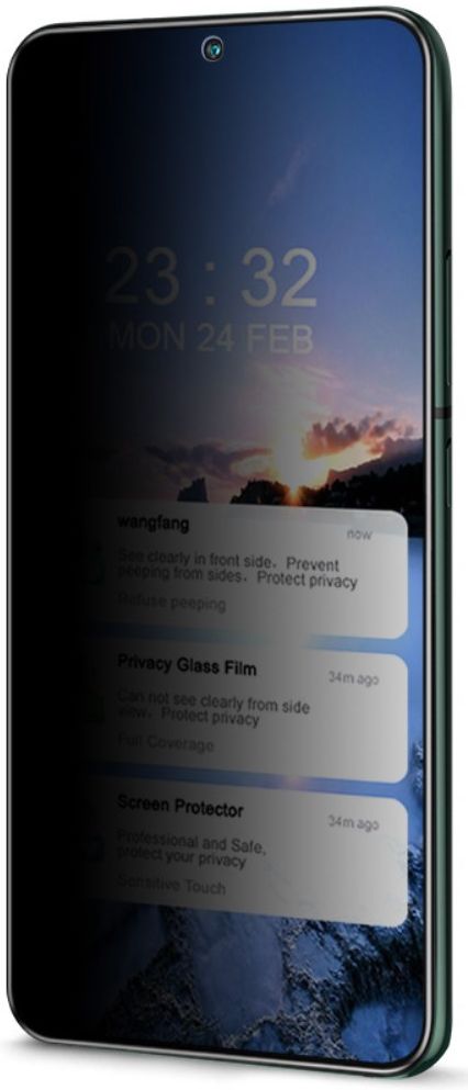 Imak Samsung Galaxy S22 Screen Protector Privacy Tempered Glass afbeelding 4