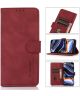 KHAZNEH OnePlus 10 Pro Hoesje Vintage Wallet Book Case Rood