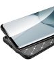 OnePlus 10 Pro Litchi Hoesje TPU met Leren Textuur Blauw