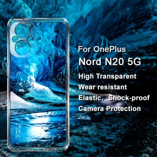 IMAK UX-5 Series Oppo Reno 8 Lite Hoesje Flexibel TPU Transparant afbeelding 3