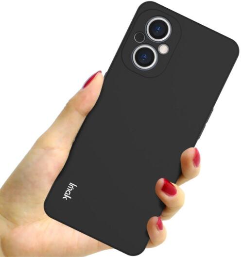 IMAK UC-3 Series Oppo Reno 8 Lite Hoesje Dun TPU Zwart afbeelding 5