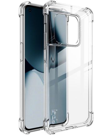 IMAK OnePlus 10 Pro Hoesje + Screenprotector Transparant Hoesjes