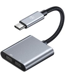 MCDODO USB-C naar Dual USB-C Headset Splitter 60W PD Adapter