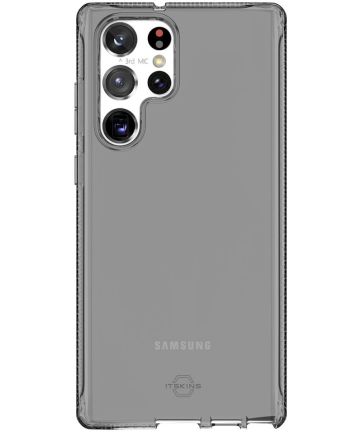 ITSKINS Spectrum Clear Samsung Galaxy S22 Ultra Hoesje Zwart Hoesjes