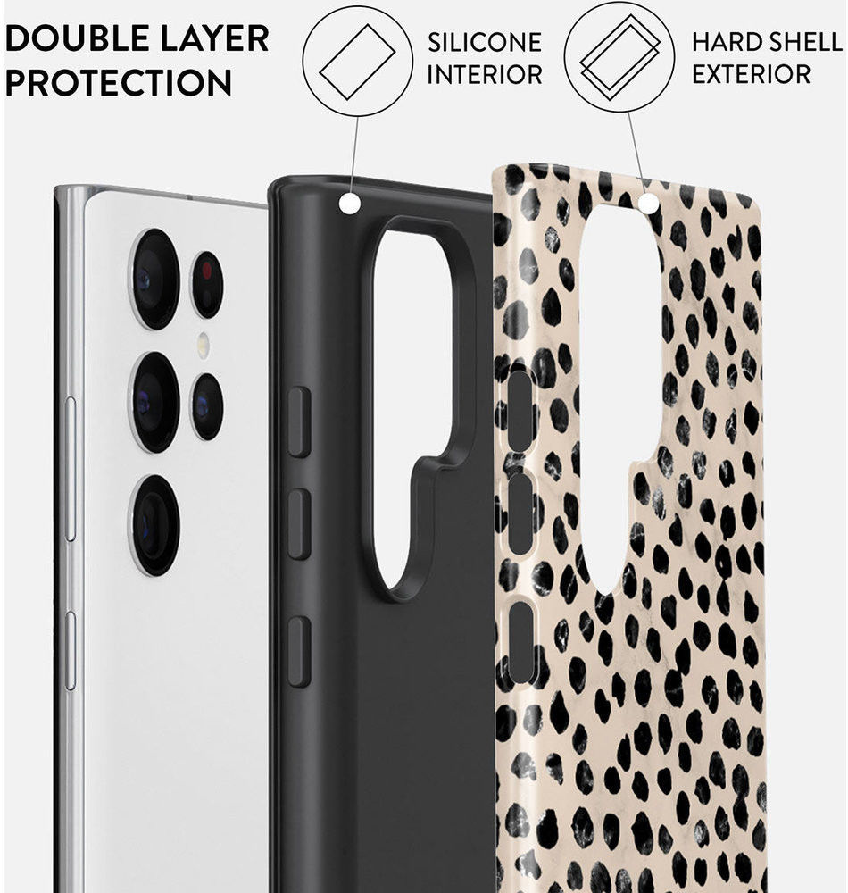 Burga Tough Case Samsung Galaxy S22 Ultra Hoesje Almond Latte afbeelding 8