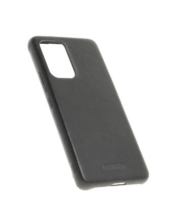 Minim Samsung Galaxy A53 Hoesje Back Cover Leer Zwart Hoesjes