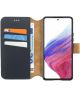 Minim 2-in-1 Samsung Galaxy A53 Hoesje Book Case en Back Cover Blauw