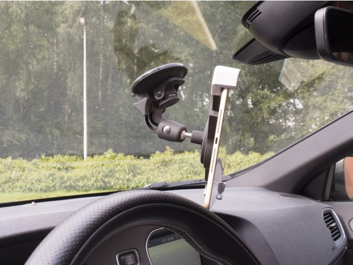 Mobilize Universele Raam/Dashboard Houder Auto voor iPad/Tablet Zwart afbeelding 2