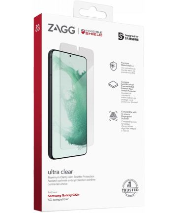 InvisibleShield Ultra Clear+ Samsung Galaxy S22 Plus Screen Protector Screen Protectors