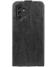 Samsung Galaxy A13 4G Hoesje Verticale Flip Wallet Case Zwart