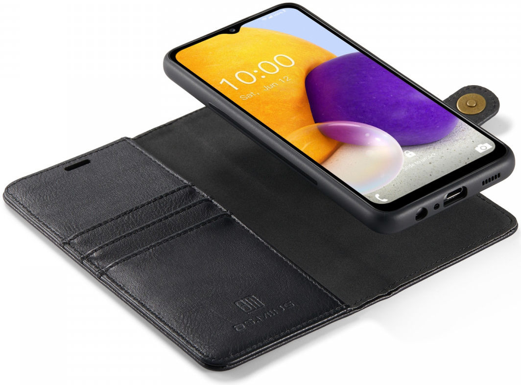 Samsung Galaxy A13 4G Hoesje 2-in-1 Book Case en Back Cover Zwart afbeelding 1