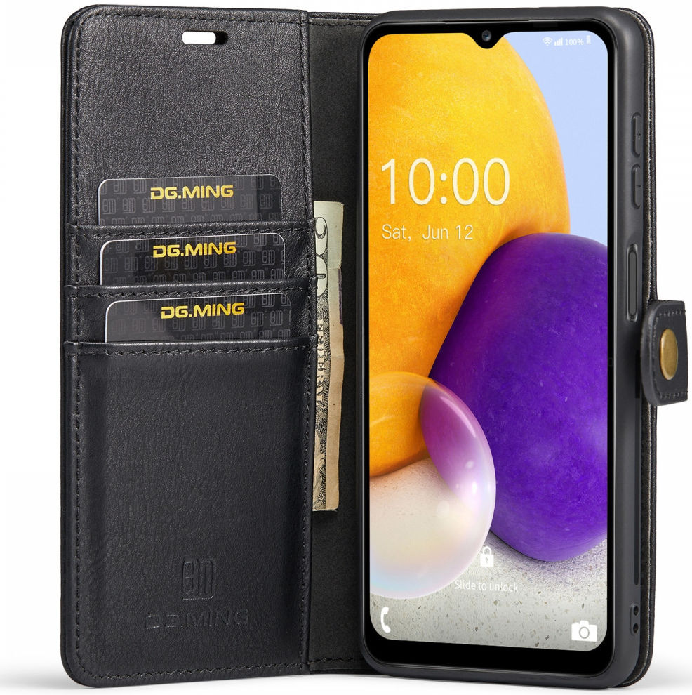 Samsung Galaxy A13 4G Hoesje 2-in-1 Book Case en Back Cover Zwart afbeelding 2