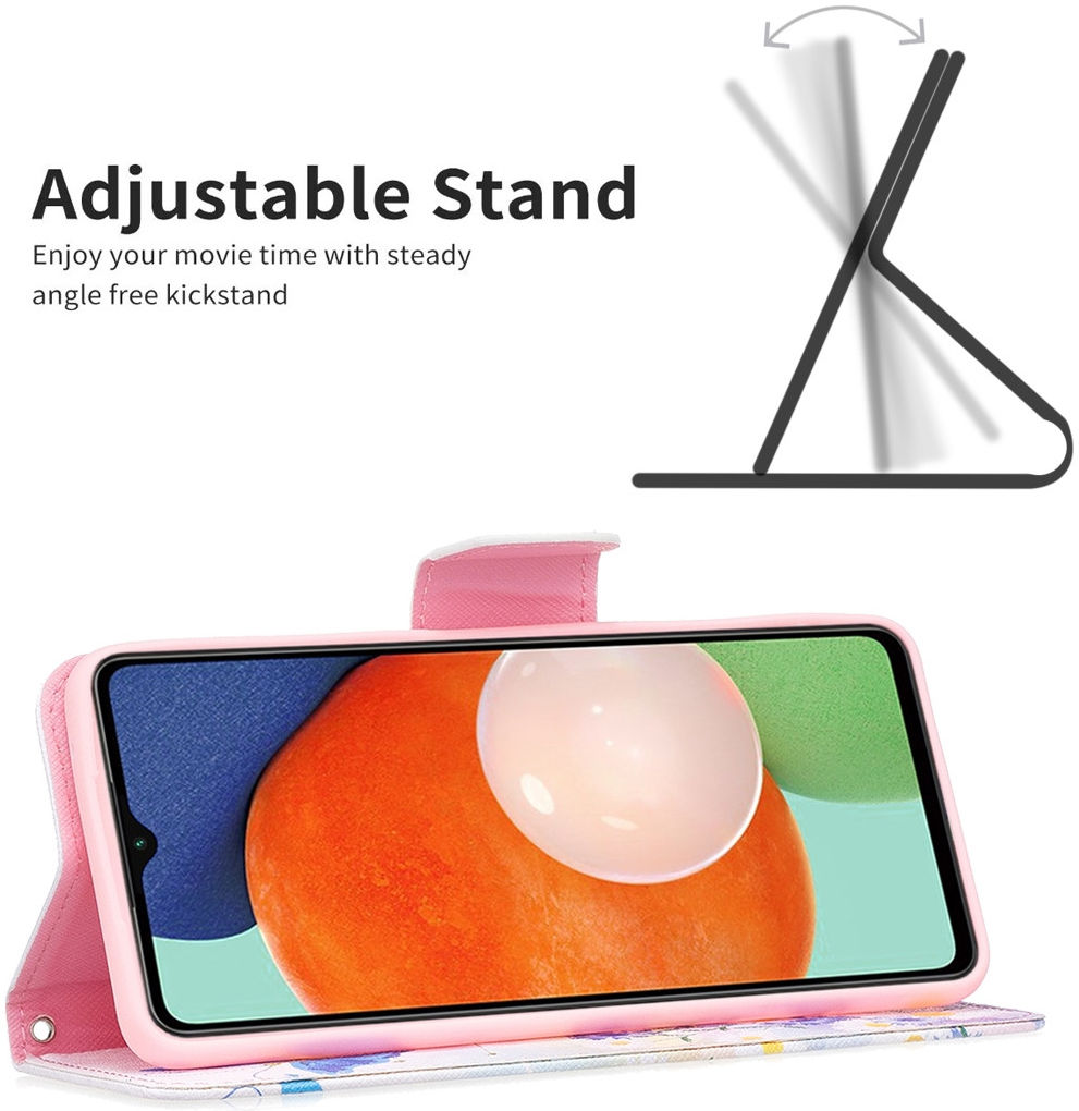 Samsung Galaxy A13 4G Hoesje Portemonnee Book Case Vlinder Print afbeelding 5