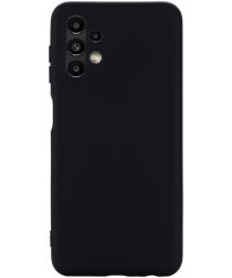 Samsung Galaxy A13 4G Hoesje Siliconen Back Cover Zwart
