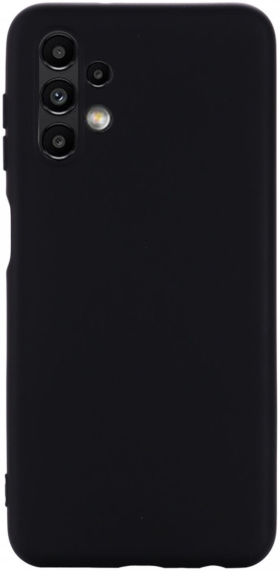 Samsung Galaxy A13 4G Hoesje Siliconen Back Cover Zwart afbeelding 1
