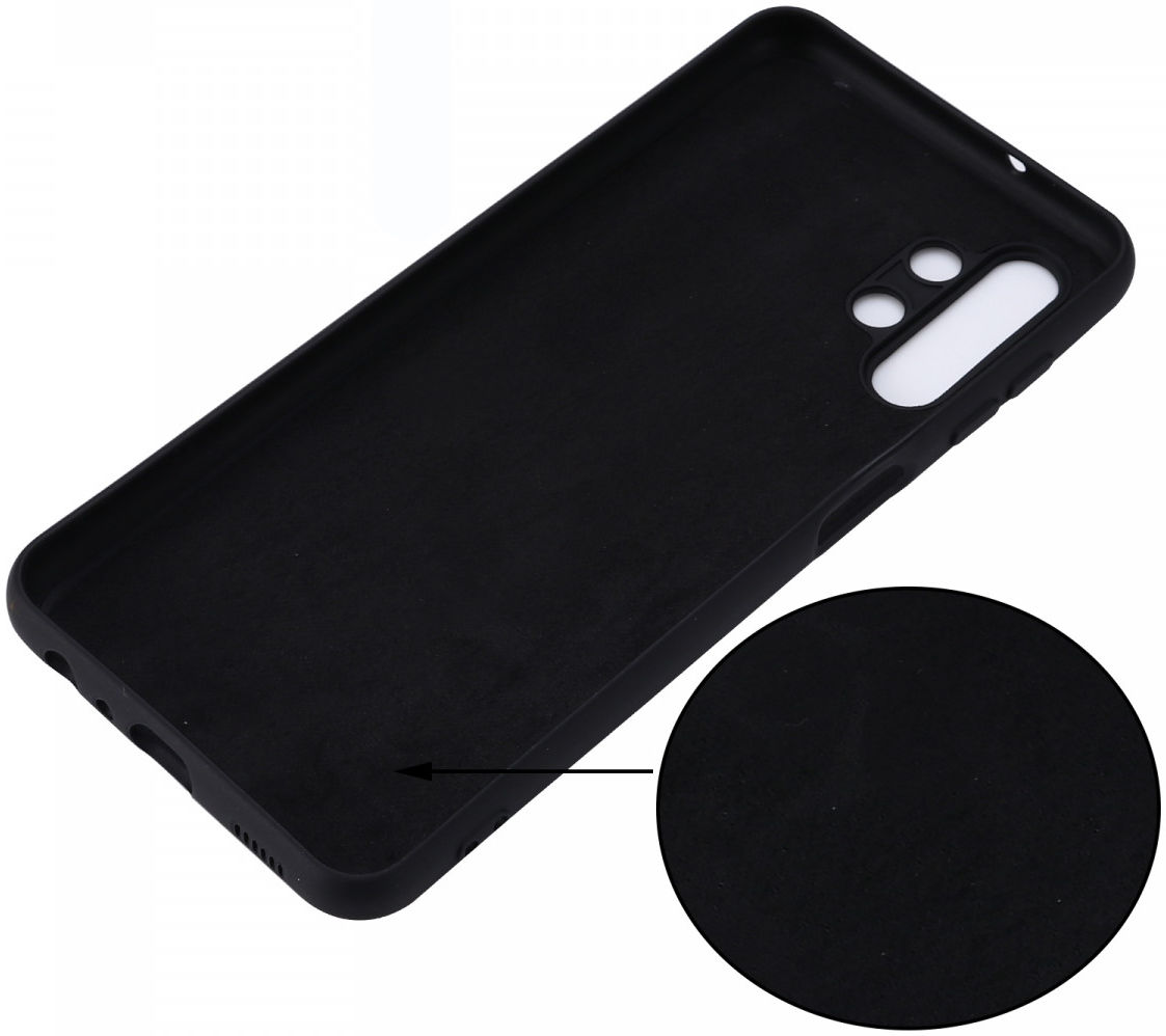 Samsung Galaxy A13 4G Hoesje Siliconen Back Cover Zwart afbeelding 5