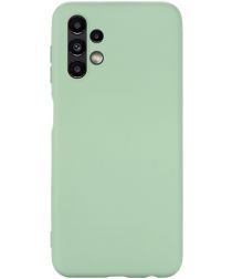 Samsung Galaxy A13 4G Hoesje Siliconen Back Cover Groen