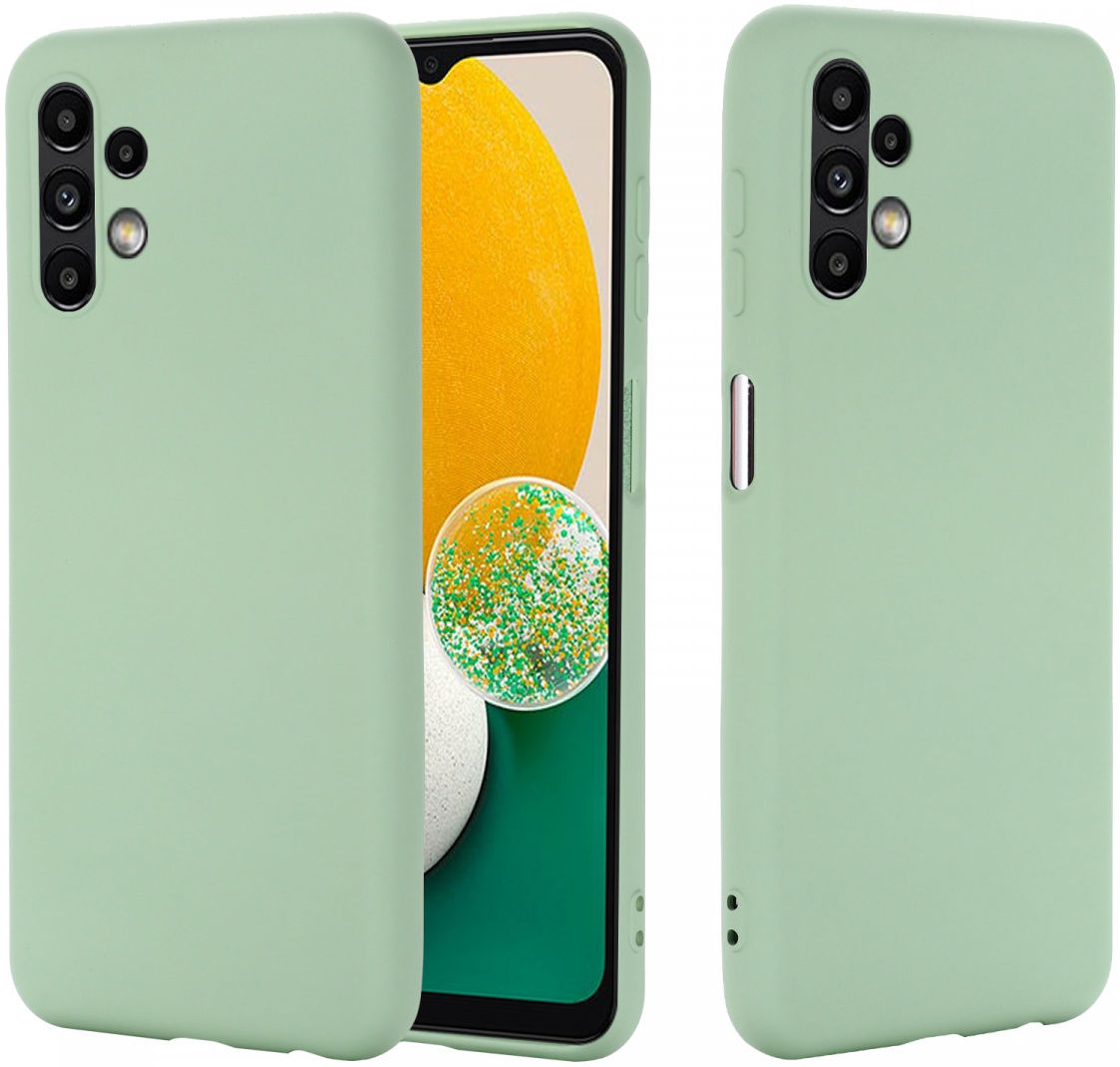 Samsung Galaxy A13 4G Hoesje Siliconen Back Cover Groen afbeelding 2