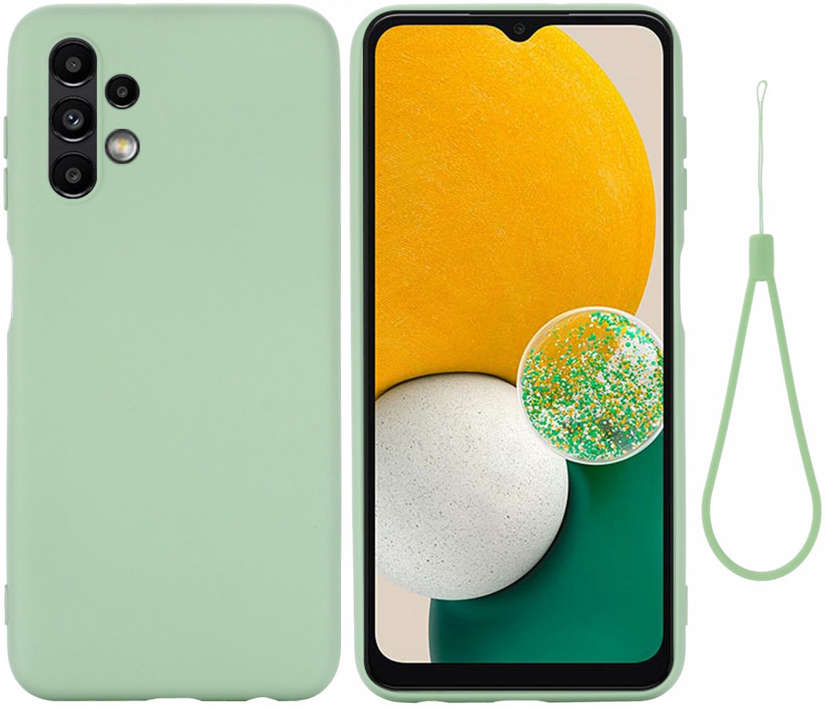 Samsung Galaxy A13 4G Hoesje Siliconen Back Cover Groen afbeelding 3