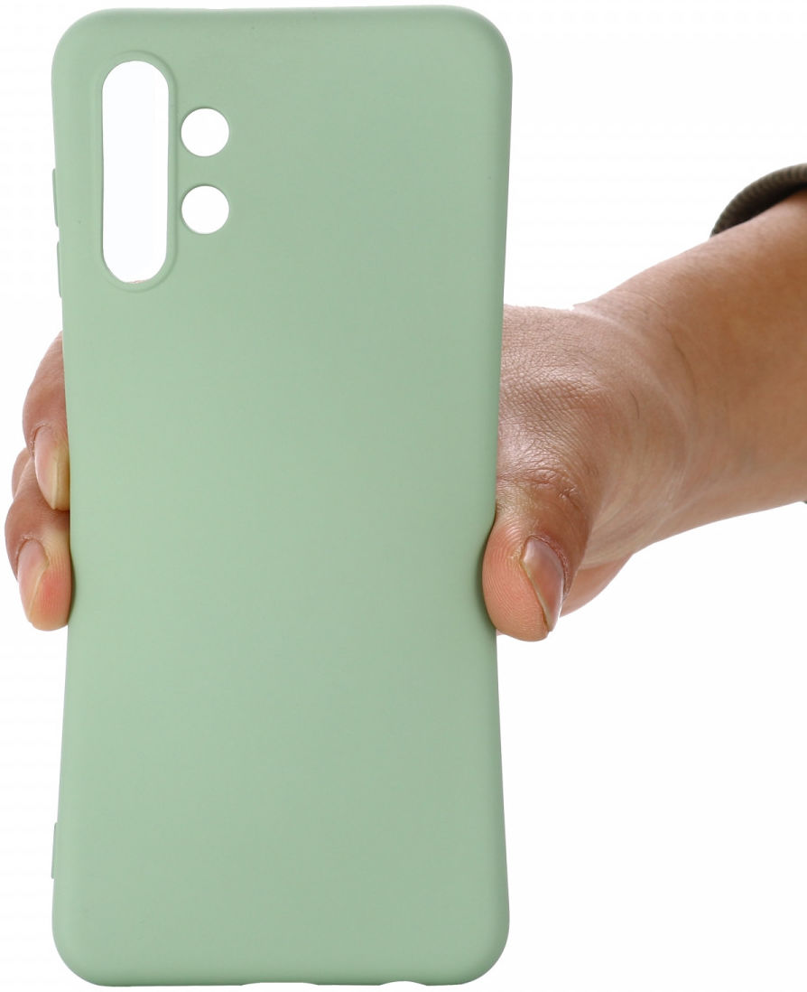 Samsung Galaxy A13 4G Hoesje Siliconen Back Cover Groen afbeelding 4