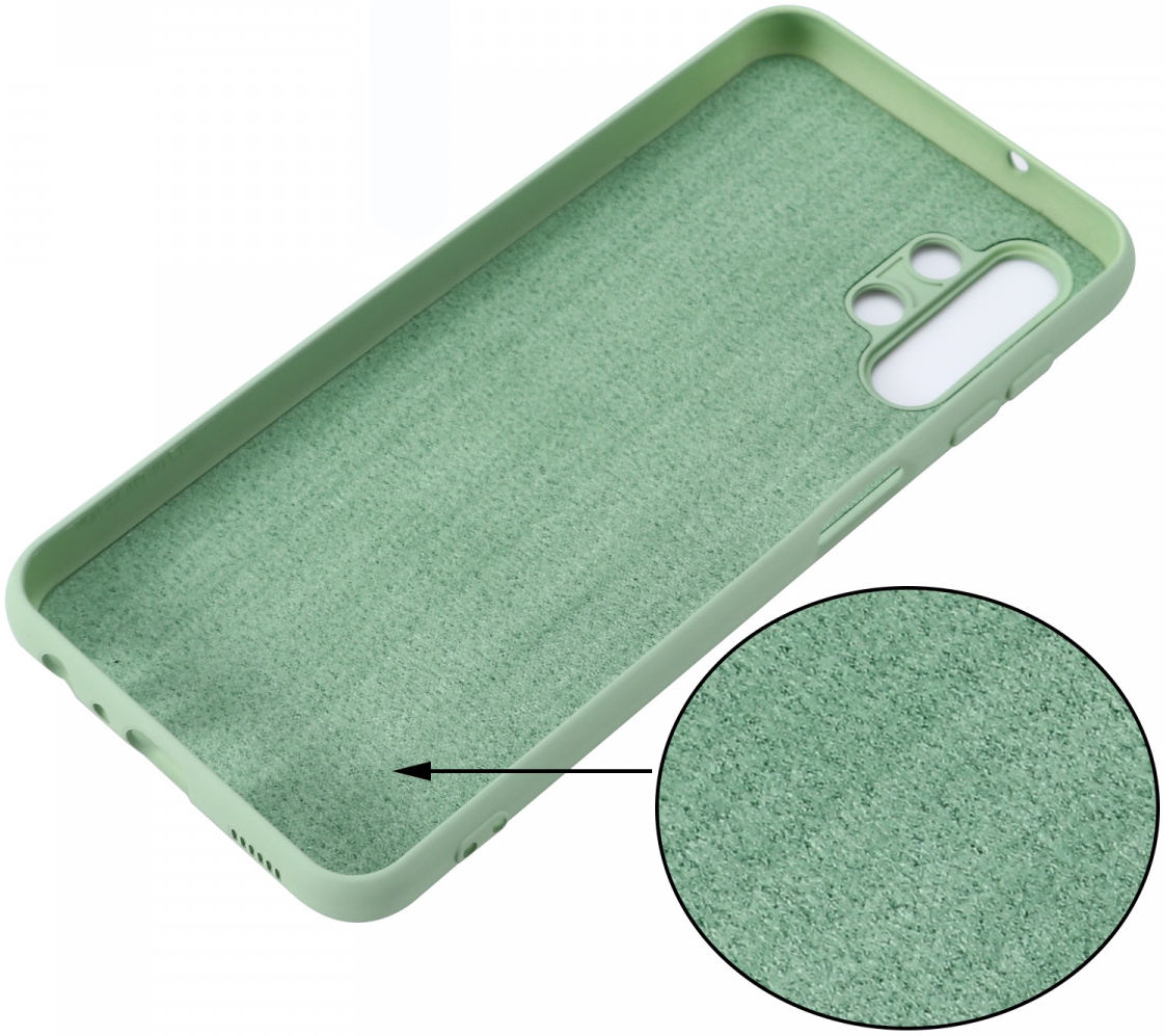 Samsung Galaxy A13 4G Hoesje Siliconen Back Cover Groen afbeelding 5