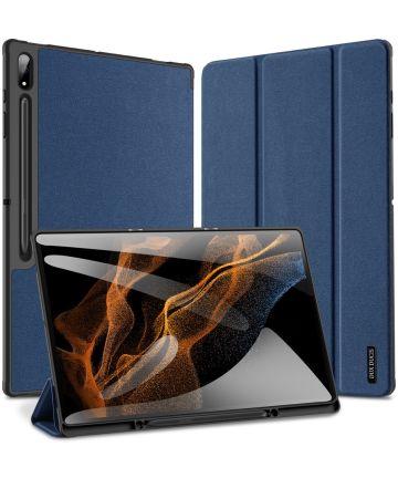 Dux Ducis Domo Samsung Galaxy Tab S8 Ultra Hoes Book Case Blauw Hoesjes