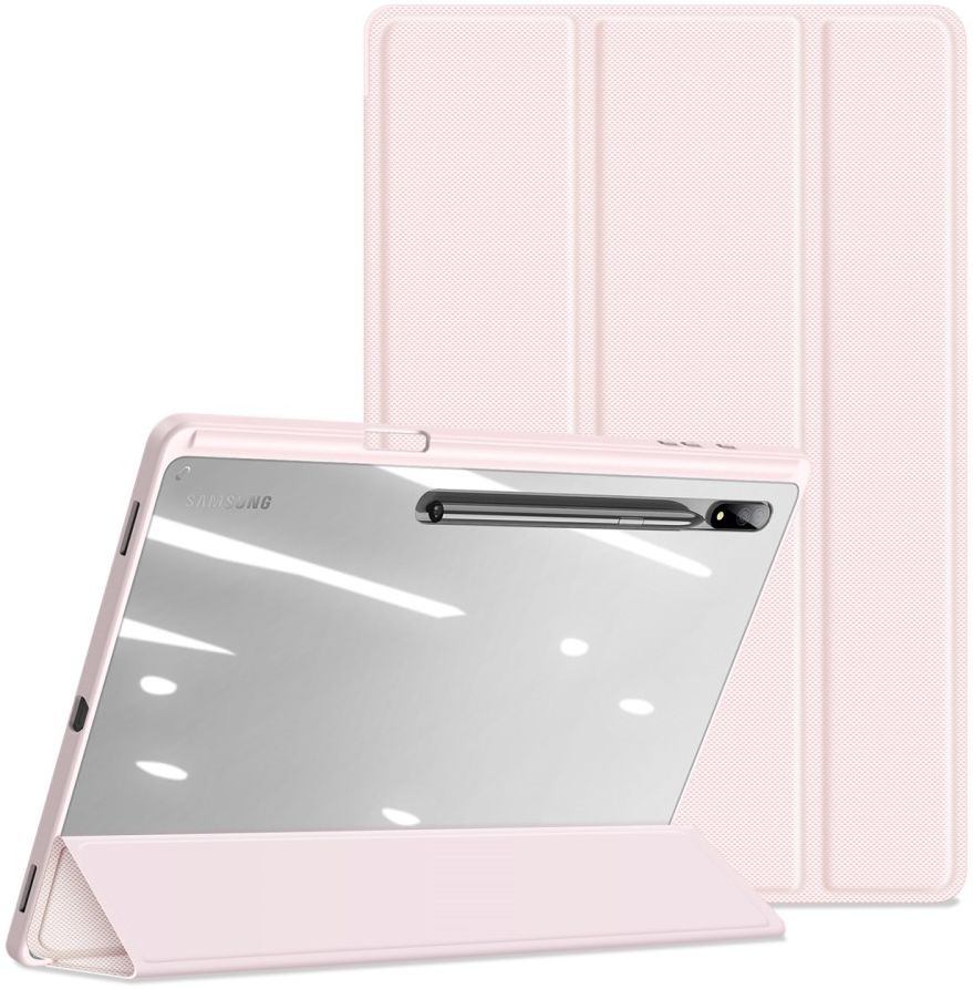 Dux Ducis Toby Samsung Galaxy Tab S8 Ultra Hoes Book Case Roze afbeelding 3