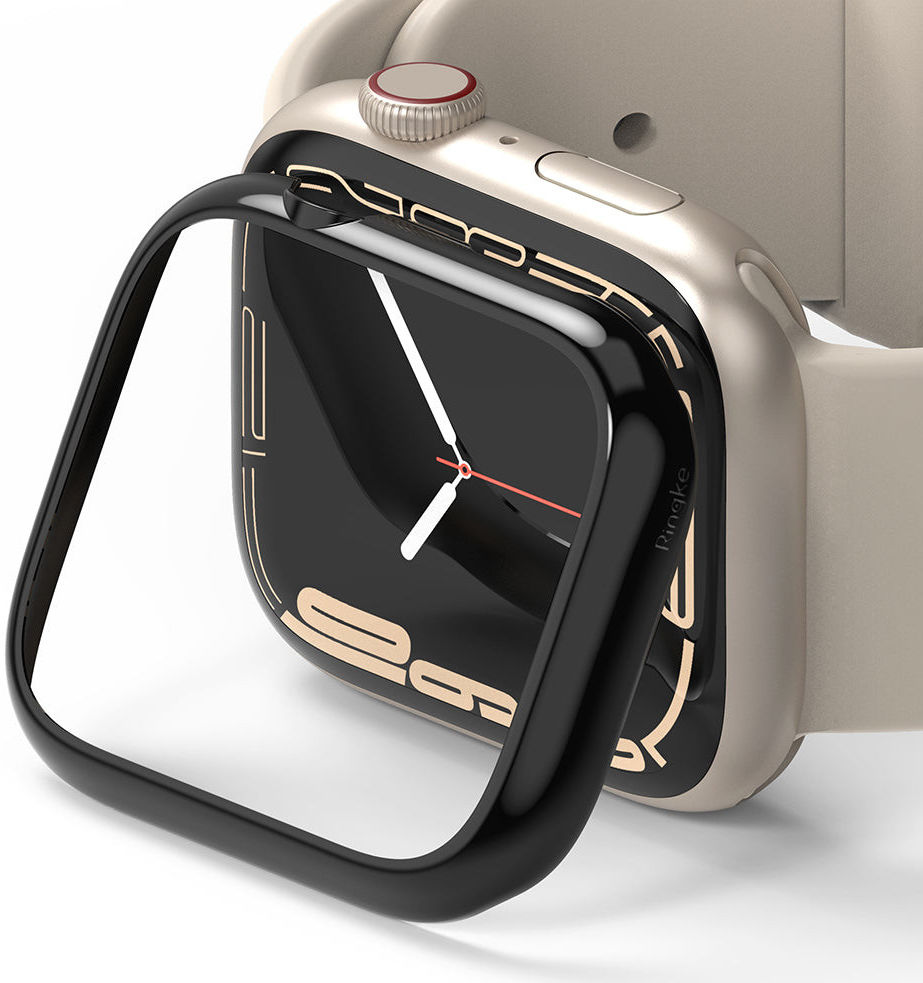 Ringke Bezel Styling Apple Wactch 7/8/9 41MM Randbeschermer Zwart afbeelding 1