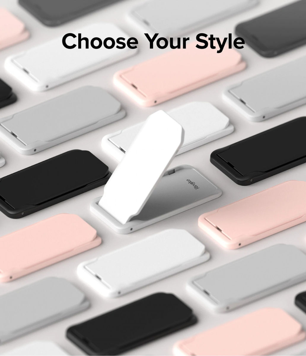 Ringke Kickstand voor Telefoonhoesjes Universele Standaard Grijs afbeelding 10
