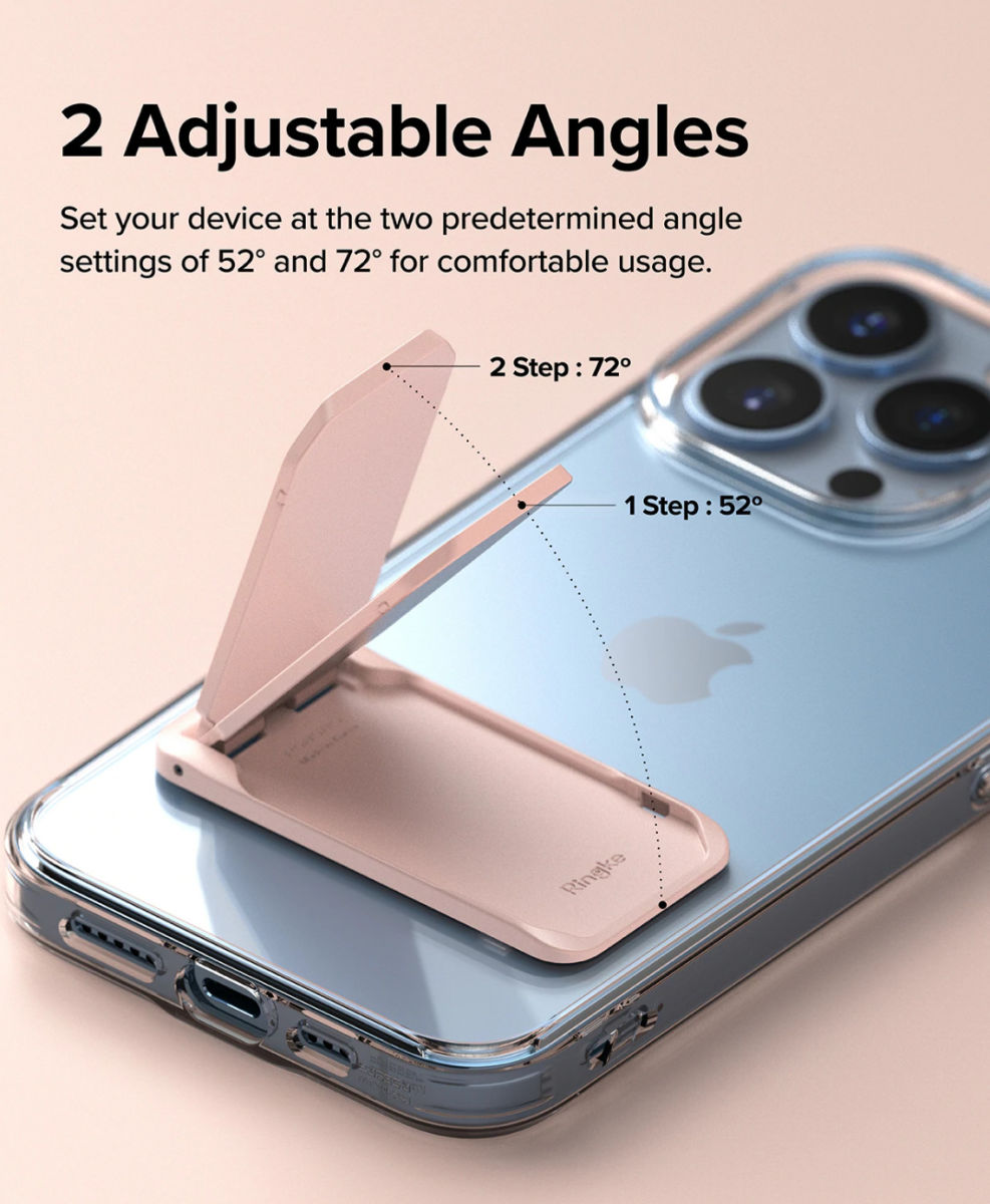 Ringke Kickstand voor Telefoonhoesjes Universele Standaard Grijs afbeelding 3