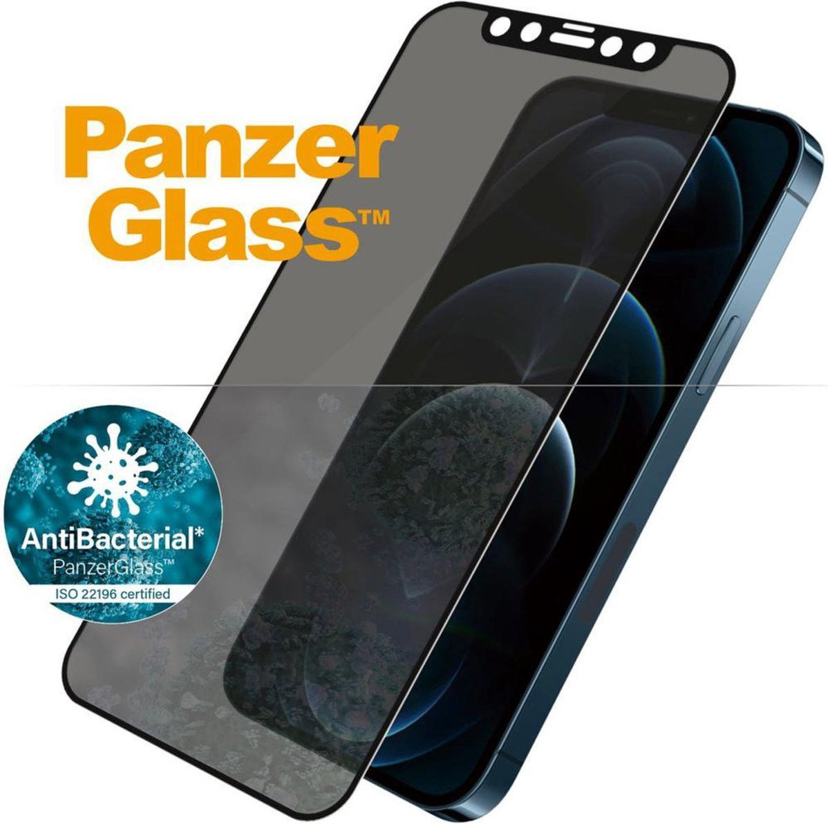 PanzerGlass Apple iPhone 13 Pro Max Privacy Glass Antibacterieel afbeelding 7