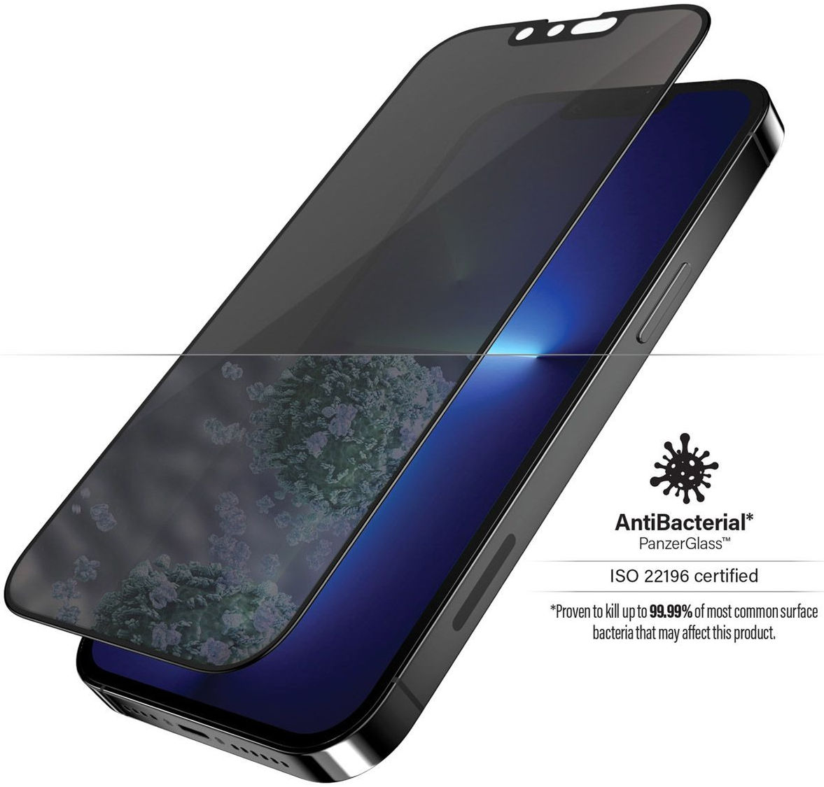 PanzerGlass Apple iPhone 13 Pro Max Privacy Glass Antibacterieel afbeelding 5