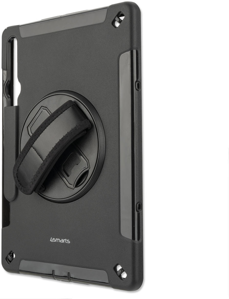 4smarts Rugged GRIP Samsung Galaxy Tab S8+ / S7+ / S7 FE Hoes Zwart afbeelding 11