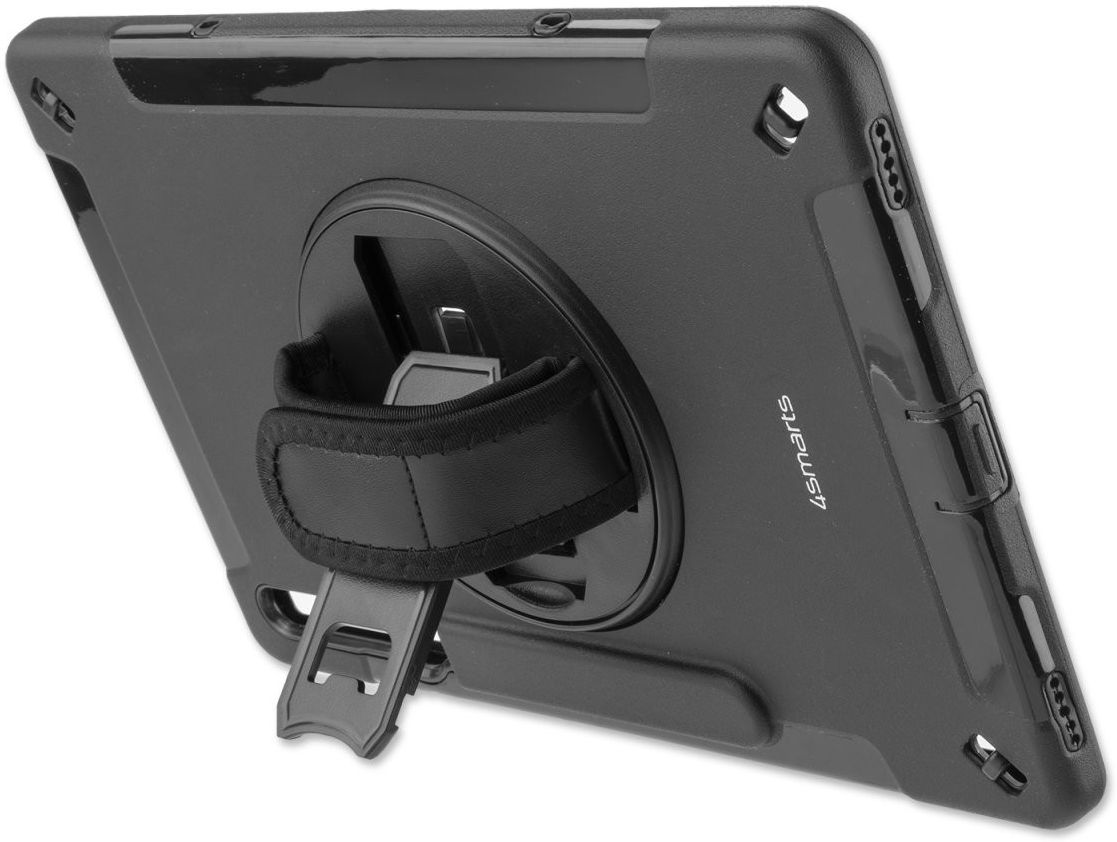 4smarts Rugged GRIP Samsung Galaxy Tab S8+ / S7+ / S7 FE Hoes Zwart afbeelding 2