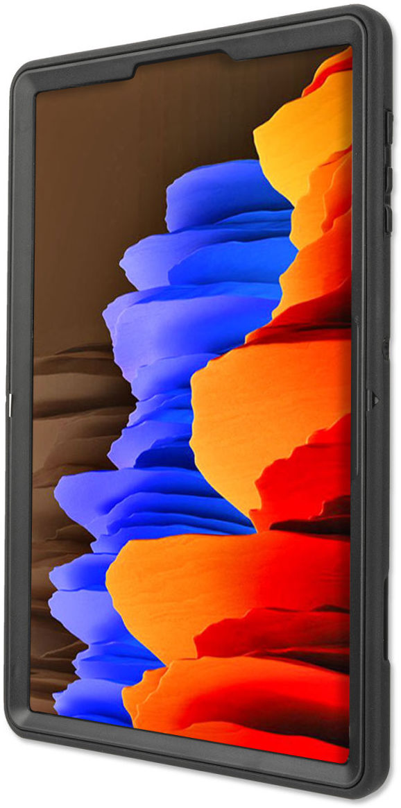 4smarts Rugged GRIP Samsung Galaxy Tab S8+ / S7+ / S7 FE Hoes Zwart afbeelding 10