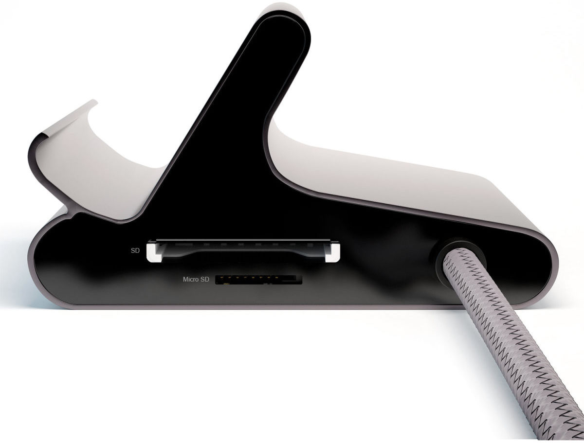 4smarts 7-in-1 Hub met Universele Tablet en Telefoonstandaard Grijs afbeelding 8
