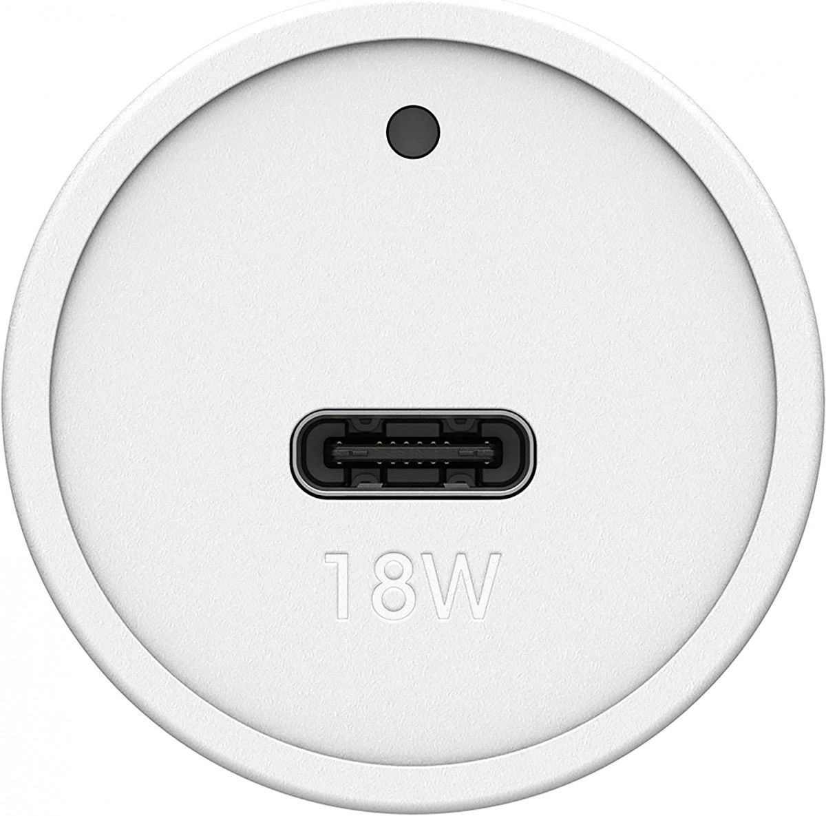 OtterBox 18W Fast Charge USB-C Autolader met Power Delivery Wit afbeelding 2