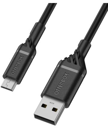 Otterbox 3A USB-A naar Micro USB Kabel 2 Meter Zwart Kabels