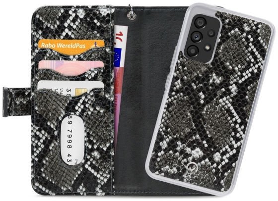 Mobilize Gelly Wallet Zipper Samsung Galaxy A53 Hoesje Black Snake afbeelding 1