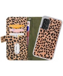 Mobilize Gelly Wallet Zipper Samsung Galaxy A53 Hoesje Olive Leopard