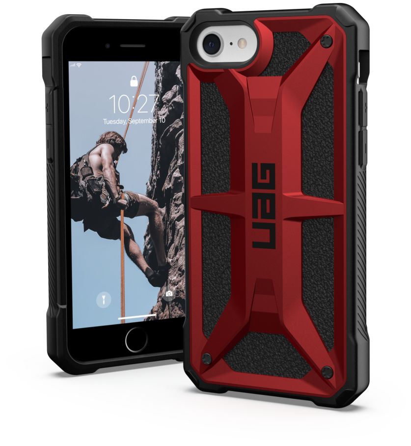 Urban Armor Gear Monarch iPhone SE (2020/2022)/7/8 Hoesje Crimson afbeelding 1