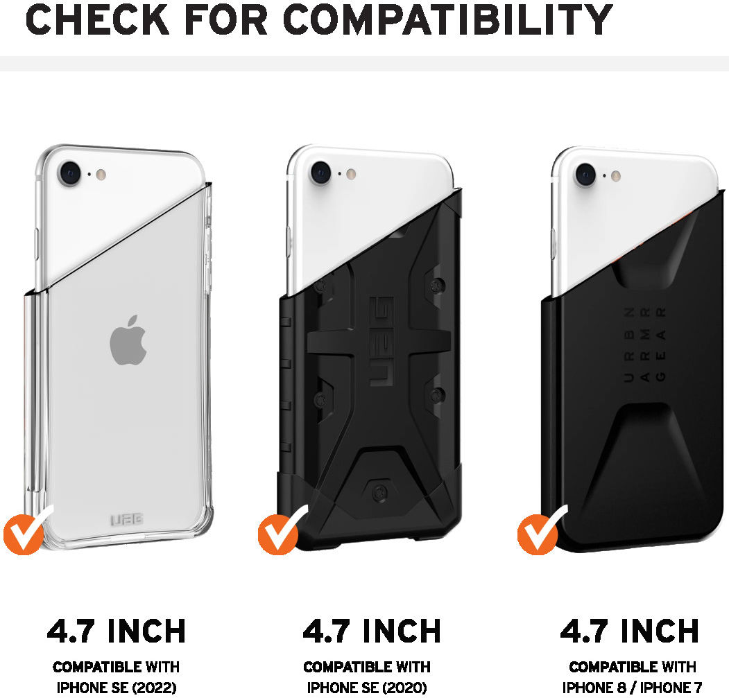 Urban Armor Gear Monarch iPhone SE (2020/2022)/7/8 Hoesje Crimson afbeelding 6