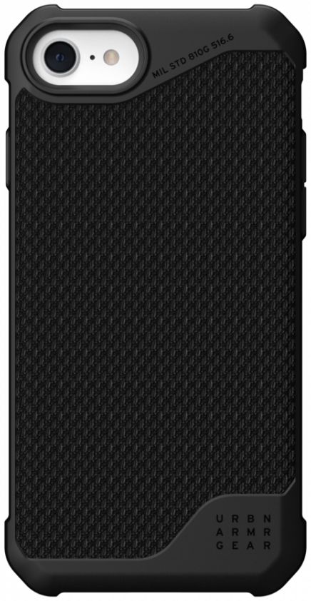 Urban Armor Gear Metropolis LT iPhone SE (2020/2022)/8/7 Hoesje Zwart afbeelding 2