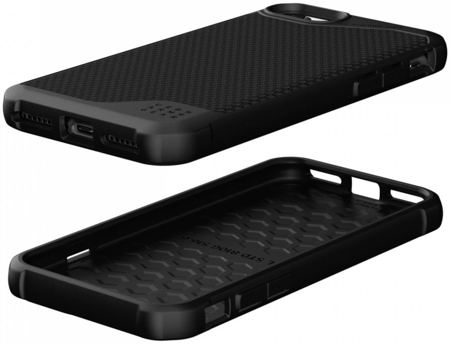 Urban Armor Gear Metropolis LT iPhone SE (2020/2022)/8/7 Hoesje Zwart afbeelding 3