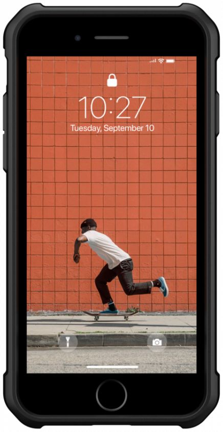 Urban Armor Gear Metropolis LT iPhone SE (2020/2022)/8/7 Hoesje Zwart afbeelding 5
